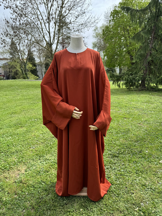 Abaya Al-Hanan (Orange-corail)