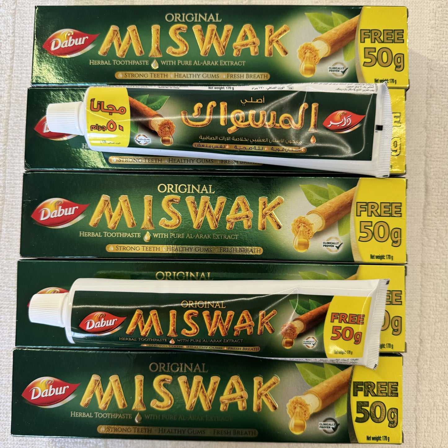 Dentifrice miswak